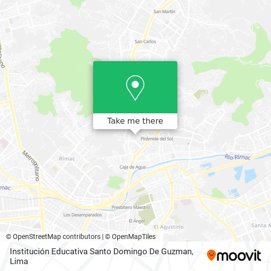 Institución Educativa Santo Domingo De Guzman map