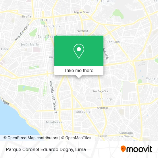 Parque Coronel Eduardo Dogny map