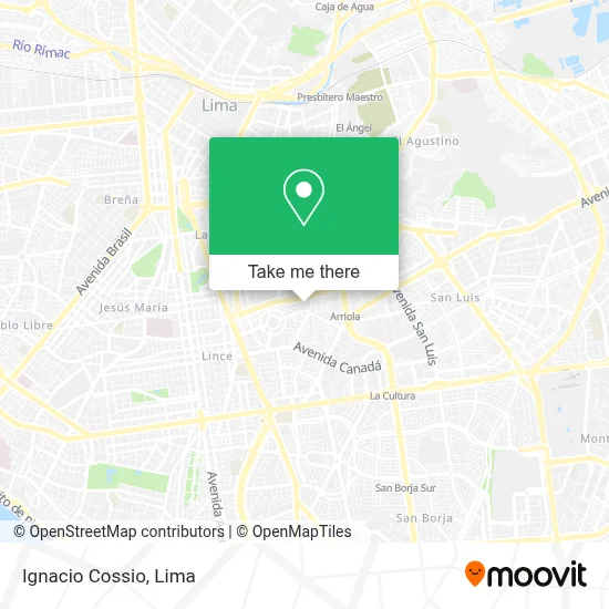 Ignacio Cossio map