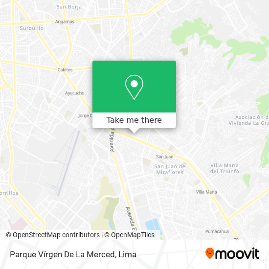 Parque Vírgen De La Merced map