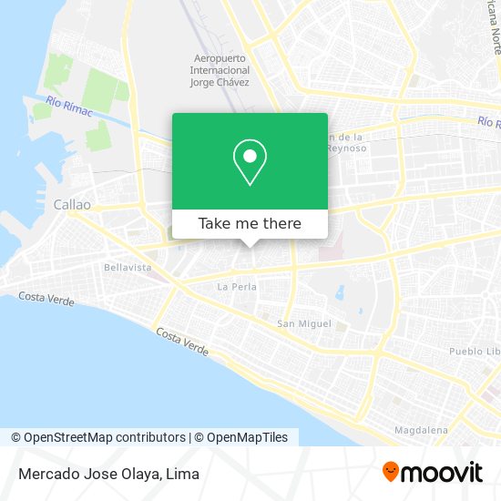 Mercado Jose Olaya map