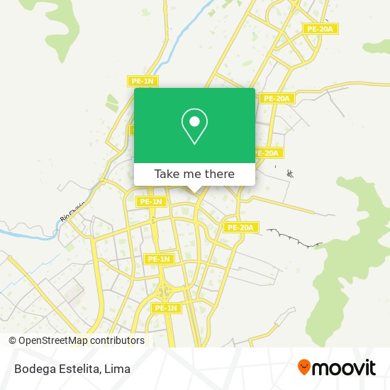Bodega Estelita map