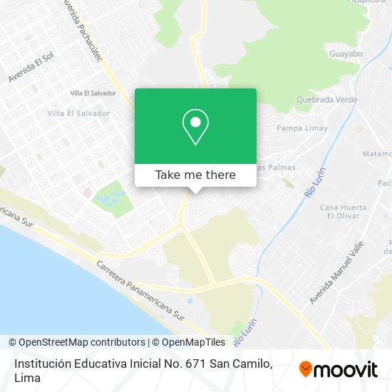 Institución Educativa Inicial No. 671 San Camilo map