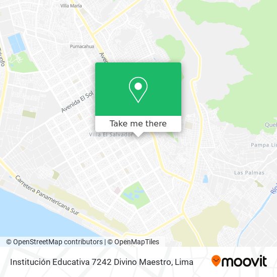 Institución Educativa 7242 Divino Maestro map