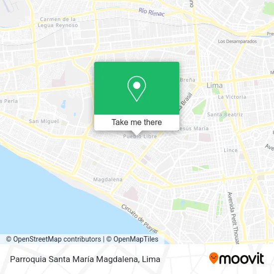 Parroquia Santa María Magdalena map