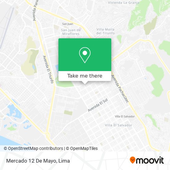 Mapa de Mercado 12 De Mayo