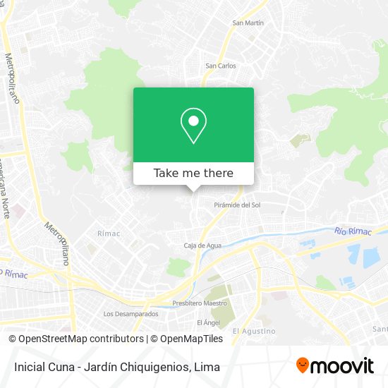Inicial Cuna - Jardín Chiquigenios map