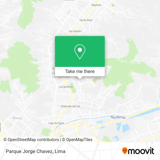 Parque Jorge Chavez map