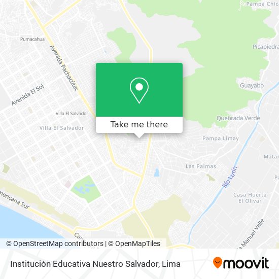 Institución Educativa Nuestro Salvador map