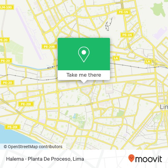 Halema - Planta De Proceso map