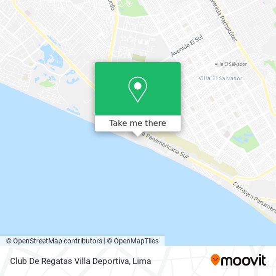 Mapa de Club De Regatas Villa Deportiva