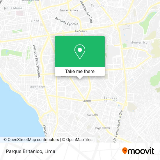 Parque Britanico map