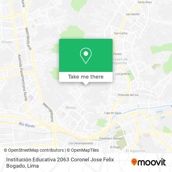 Institución Educativa 2063 Coronel Jose Felix Bogado map