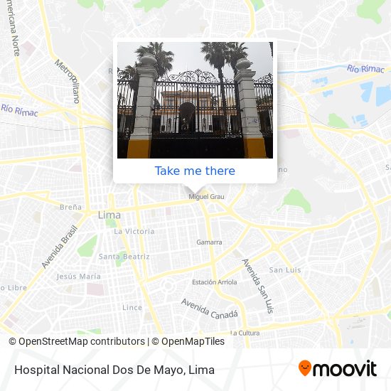 Hospital Nacional Dos De Mayo map