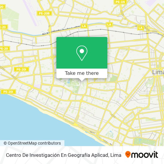 Centro De Investigación En Geografía Aplicad map