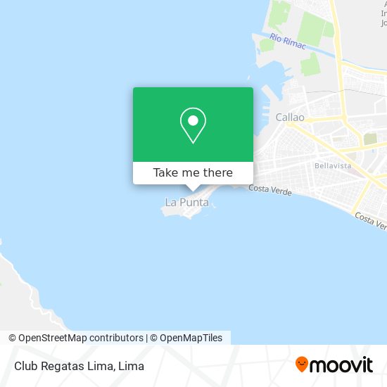 Club Regatas Lima map