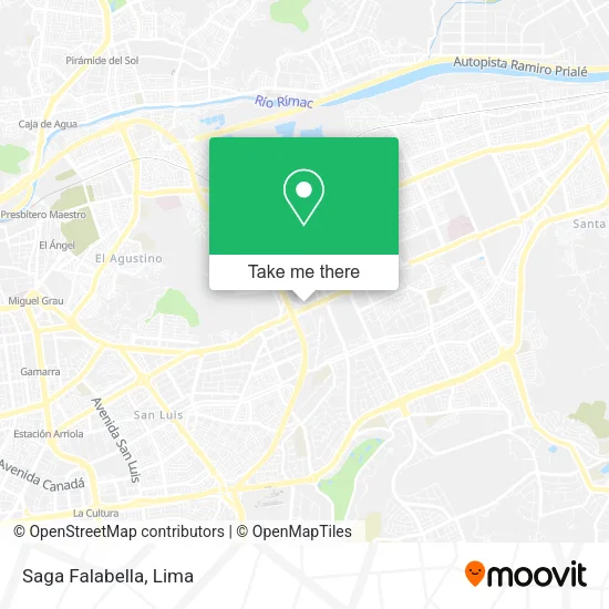 Saga Falabella map