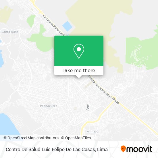 Mapa de Centro De Salud Luis Felipe De Las Casas