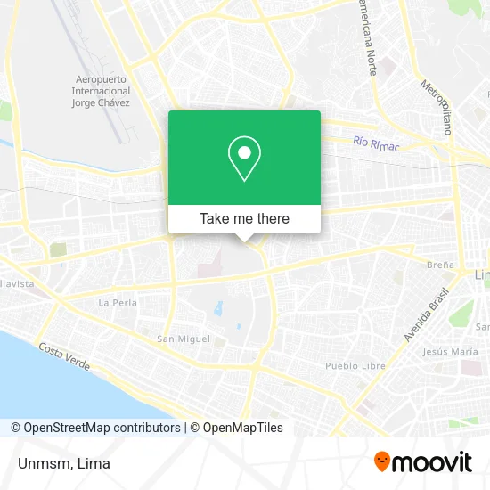 Mapa de Unmsm