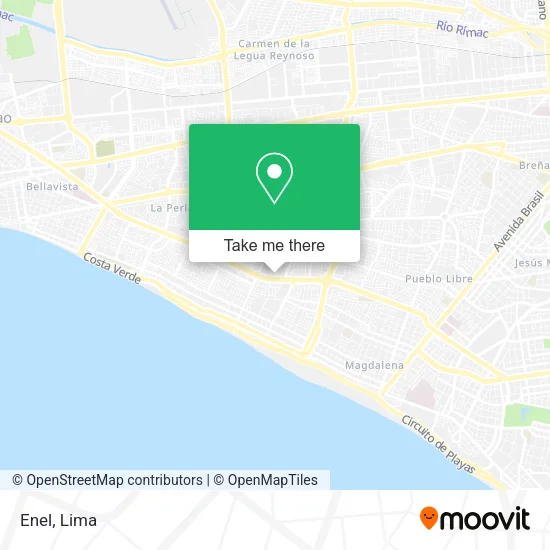 Mapa de Enel
