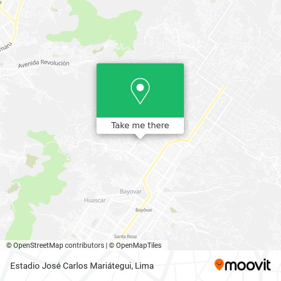 Estadio José Carlos Mariátegui map