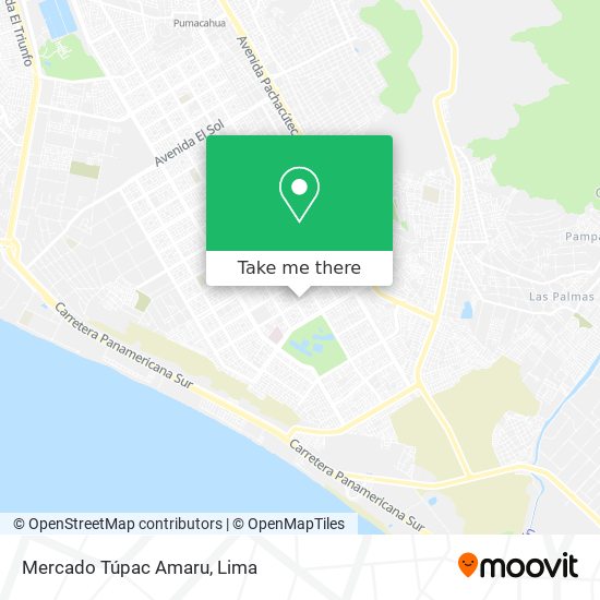 Mercado Túpac Amaru map