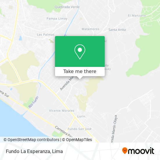 Fundo La Esperanza map