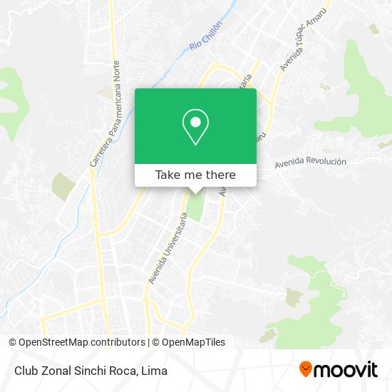 Club Zonal Sinchi Roca map