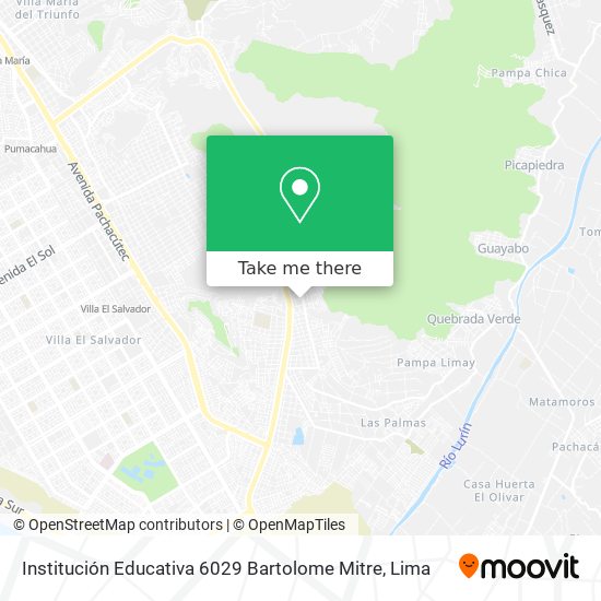 Institución Educativa 6029 Bartolome Mitre map