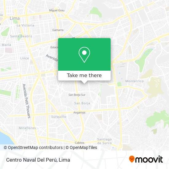 Centro Naval Del Perú map