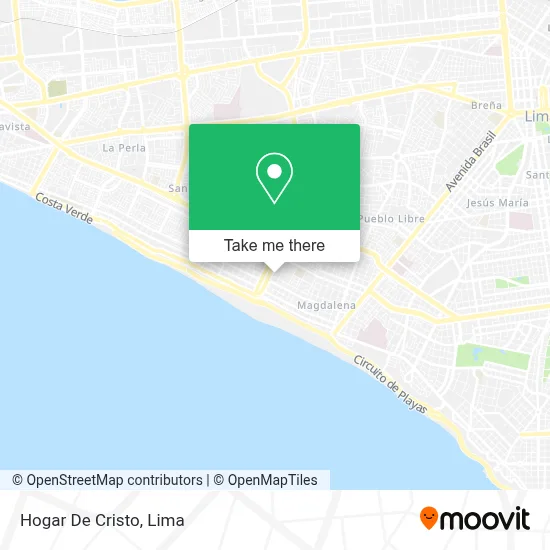 Hogar De Cristo map