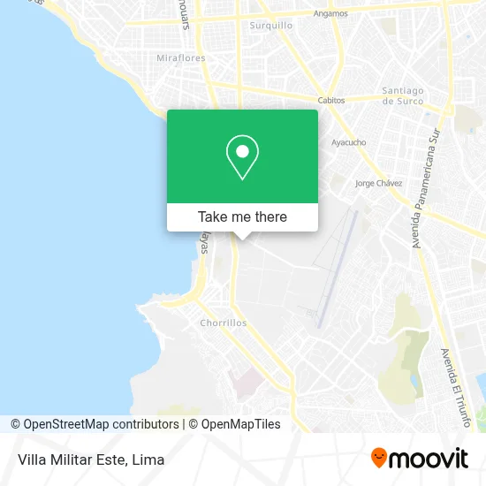 Villa Militar Este map