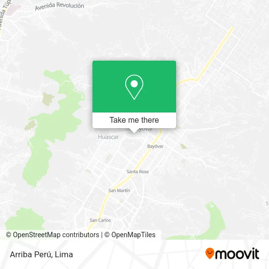 Mapa de Arriba Perú