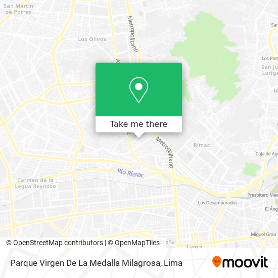 Parque Virgen De La Medalla Milagrosa map