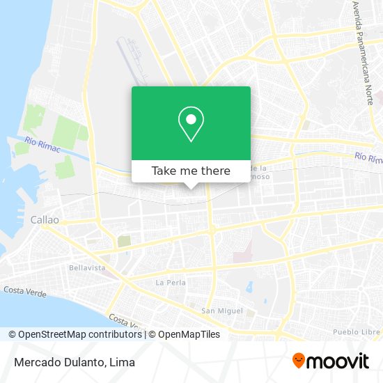 Mercado Dulanto map