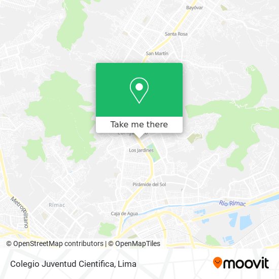 Mapa de Colegio Juventud Cientifica