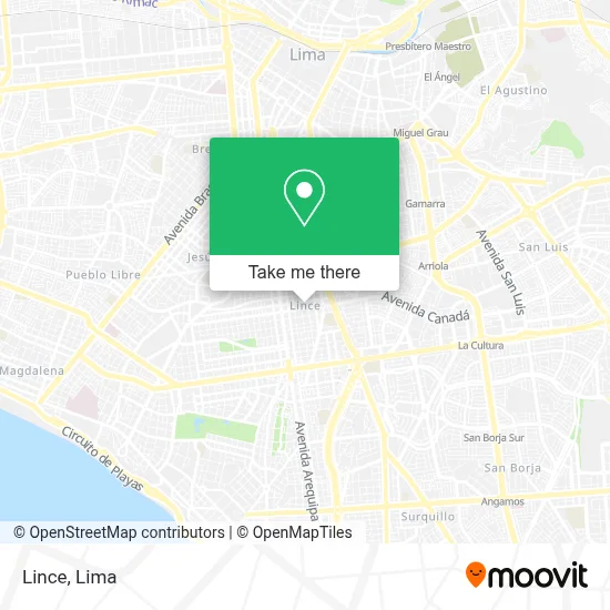 Lince map