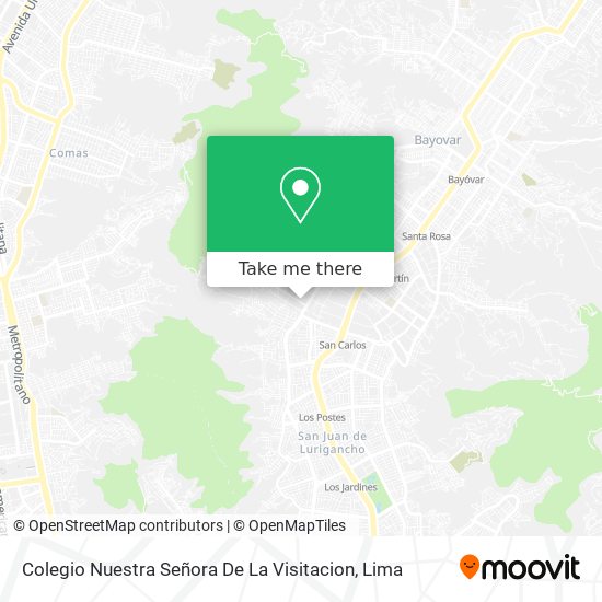 Colegio Nuestra Señora De La Visitacion map