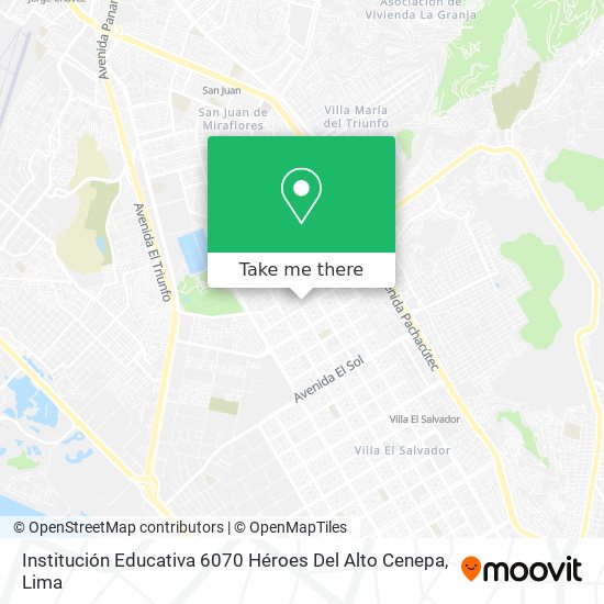 Institución Educativa 6070 Héroes Del Alto Cenepa map