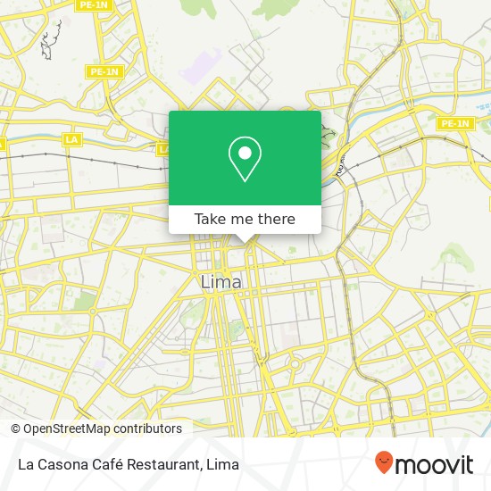 La Casona Café Restaurant map