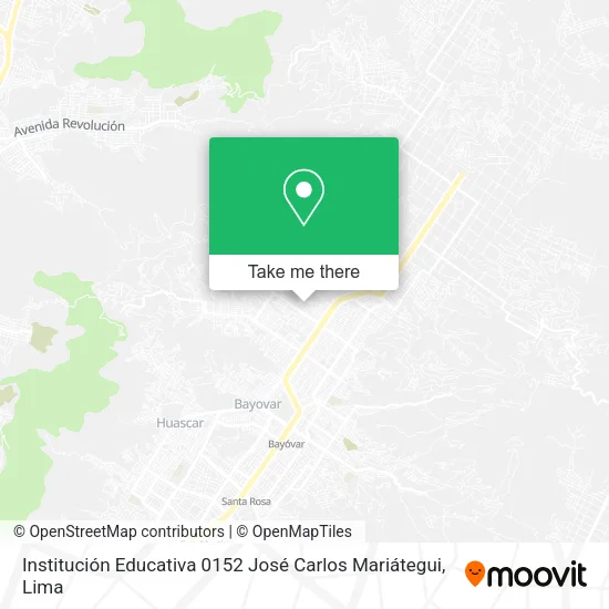 Mapa de Institución Educativa 0152 José Carlos Mariátegui