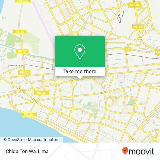 Chida Ton Wa map