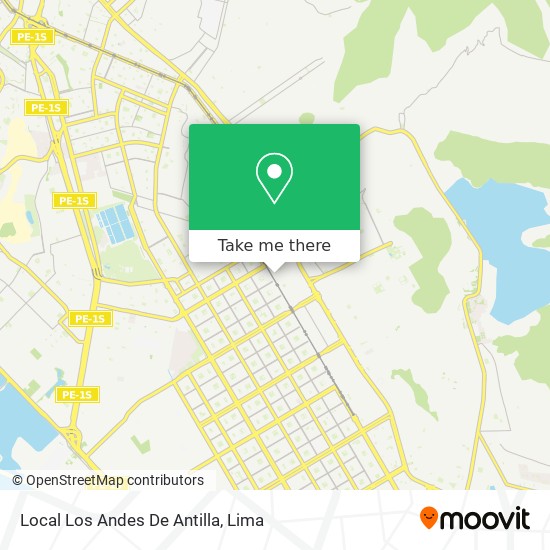 Local Los Andes De Antilla map