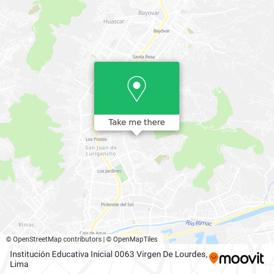 Institución Educativa Inicial 0063 Virgen De Lourdes map