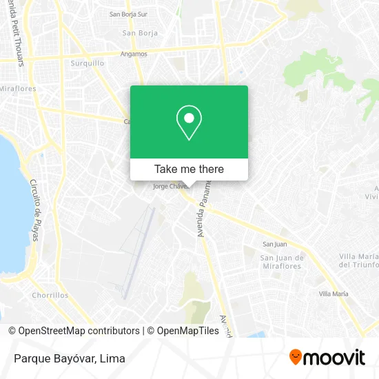 Parque Bayóvar map
