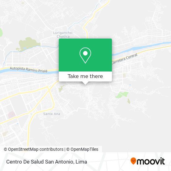 Centro De Salud San Antonio map