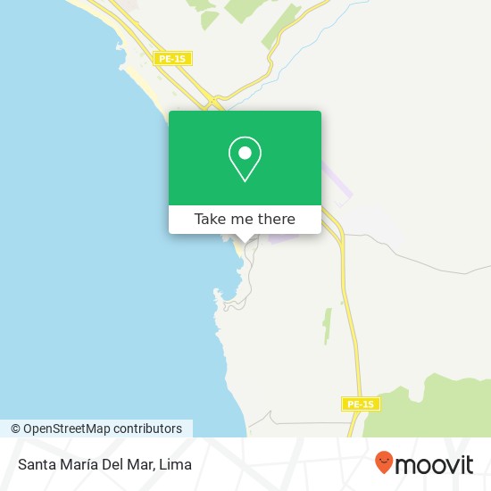 Santa María Del Mar map