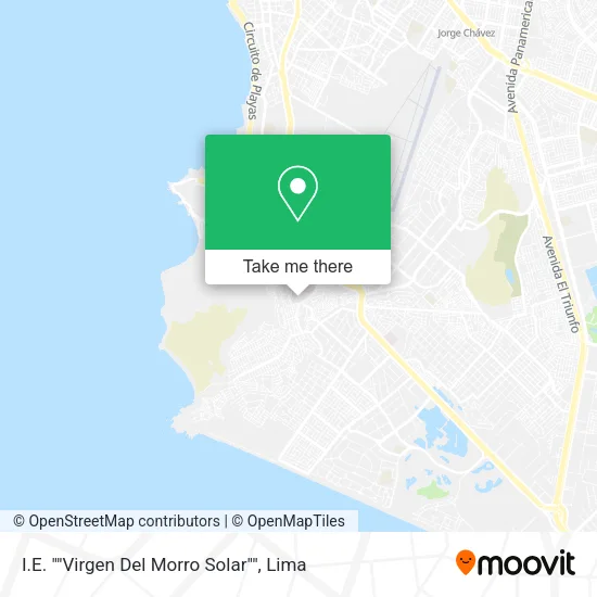 Mapa de I.E. ""Virgen Del Morro Solar""