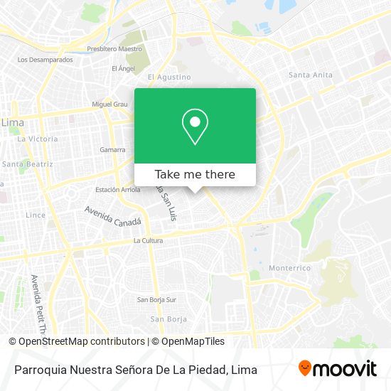 Parroquia Nuestra Señora De La Piedad map