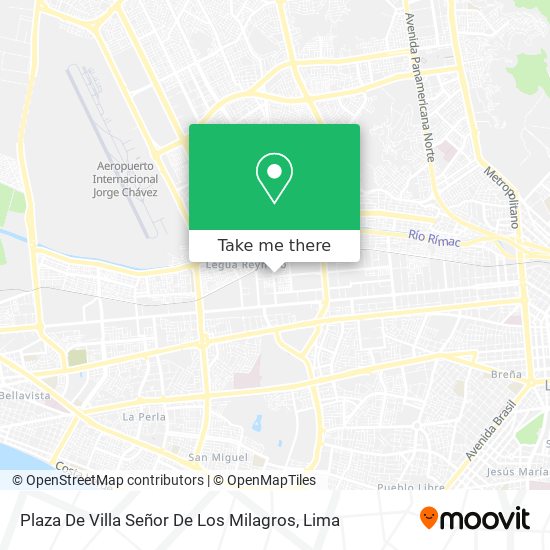 Plaza De Villa Señor De Los Milagros map